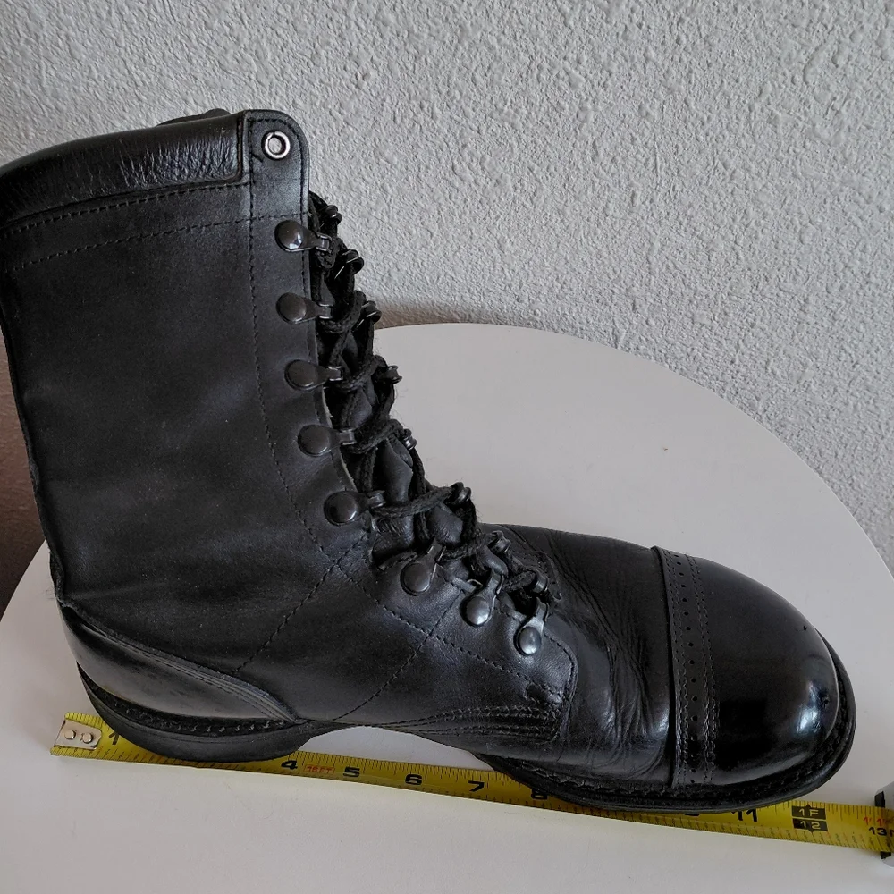Corcoran Boots Cap Toe Military Combat Paratrooper Jumper Vintage USA.